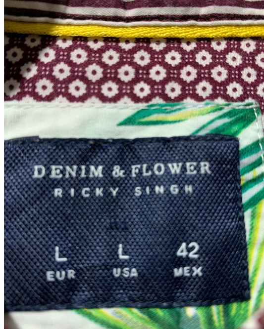 Denim & Flower For Men Shirt