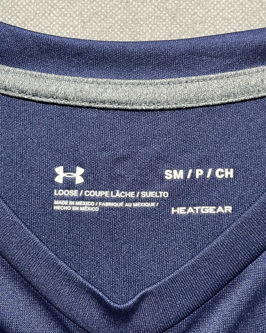 Under Armour Blue Sports T Shirt For Men Medium