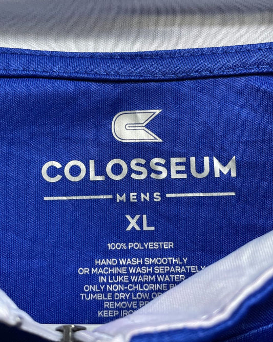 Colosseum Blue Polyester Sport Polo T Shirt For Men X Large