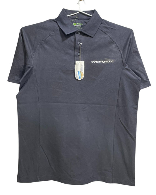 Horace Black Polyester Sport Polo T Shirt For Men Medium