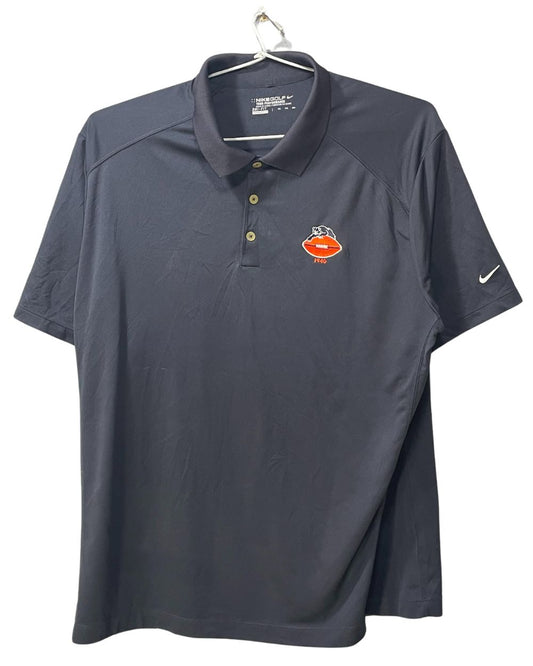 Nike Golf Black Polyester Sport Polo T Shirt For Men XX Large