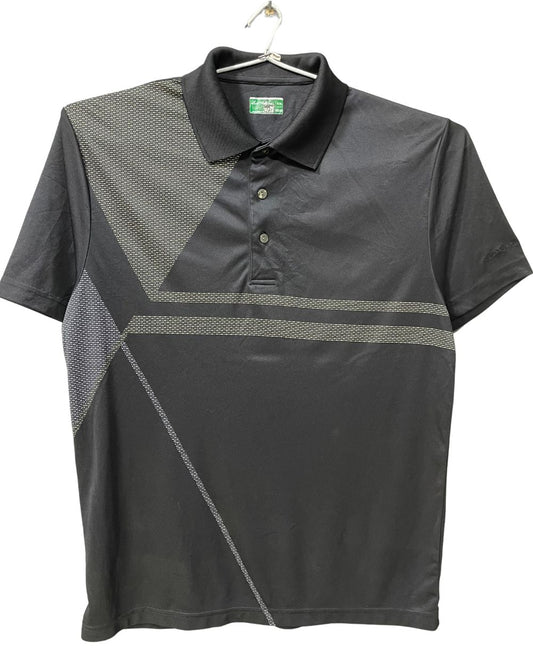 Ben Hogan Black Polyester Sport Polo T Shirt For Men Medium