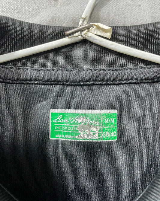 Ben Hogan Black Polyester Sport Polo T Shirt For Men Medium