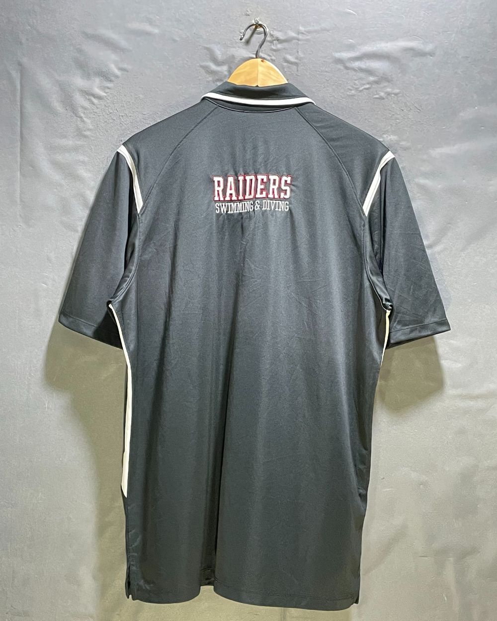 Nike Gray Sport Polo T Shirt For Men Large | Preloved Labels