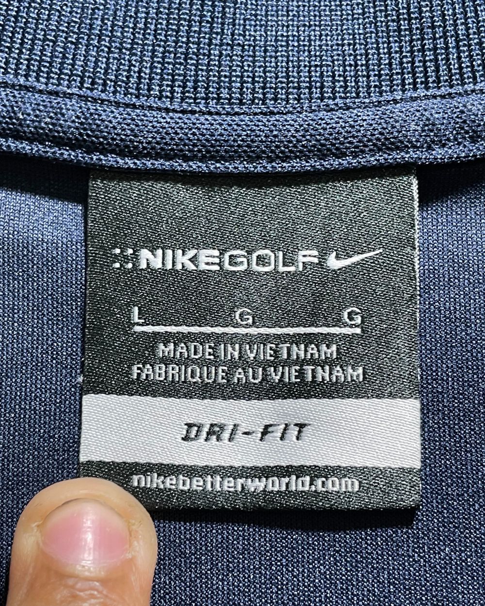 Nike Blue Sport Polo T Shirt For Men Large | Preloved Labels