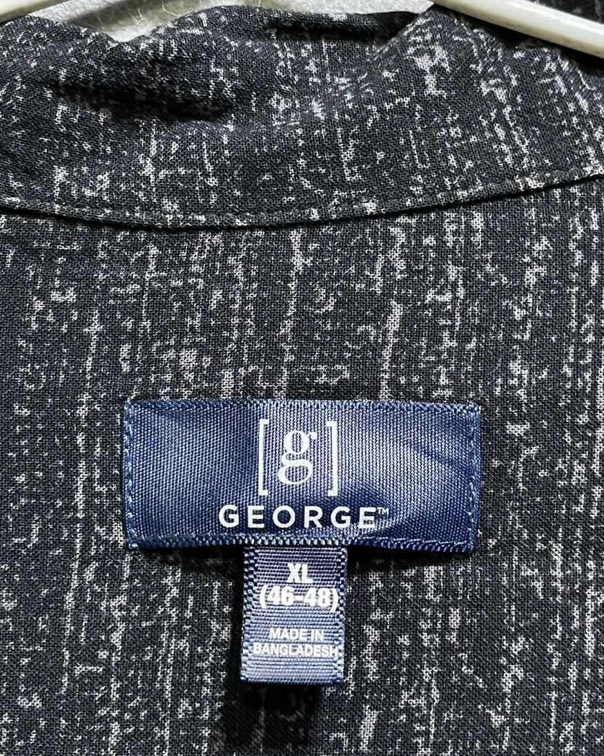 George Black Cotton Shirt For Men XLarge | Preloved Labels