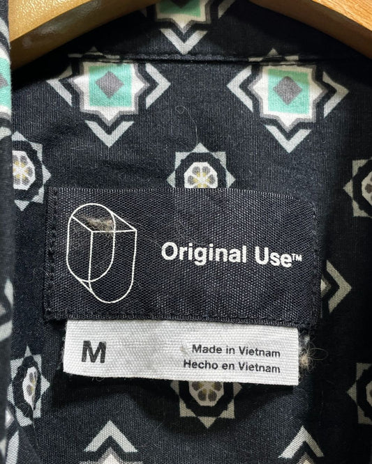 Original Use Black Cotton Shirt For Men M | Preloved Labels