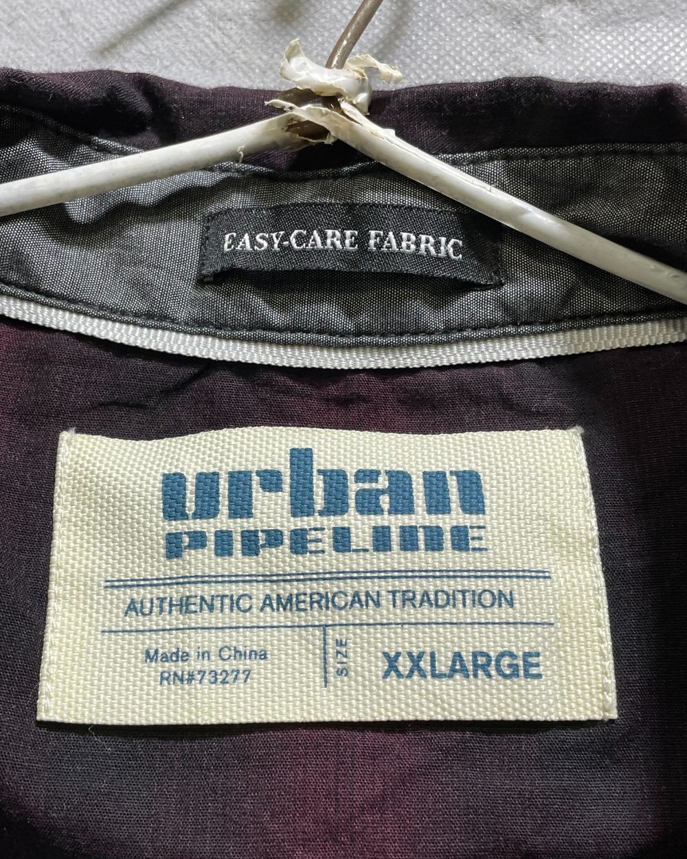 Urban Pipeline Maroon Cotton Shirt For Men XX Large | Preloved Labels