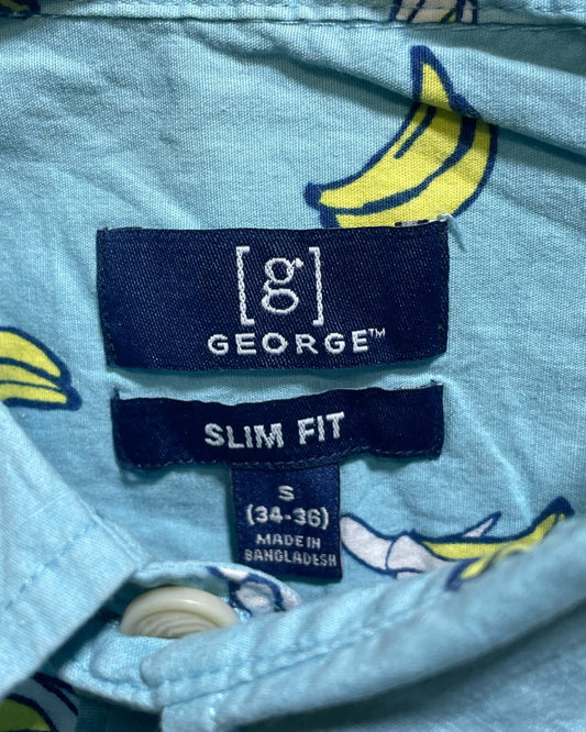 George Blue Cotton Shirt For Men S | Preloved Labels