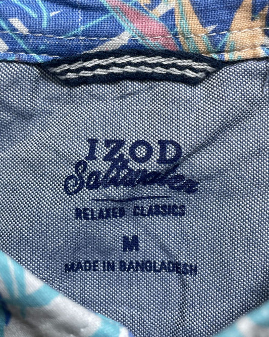 Izod Blue Cotton Shirt For Men M | Preloved Labels