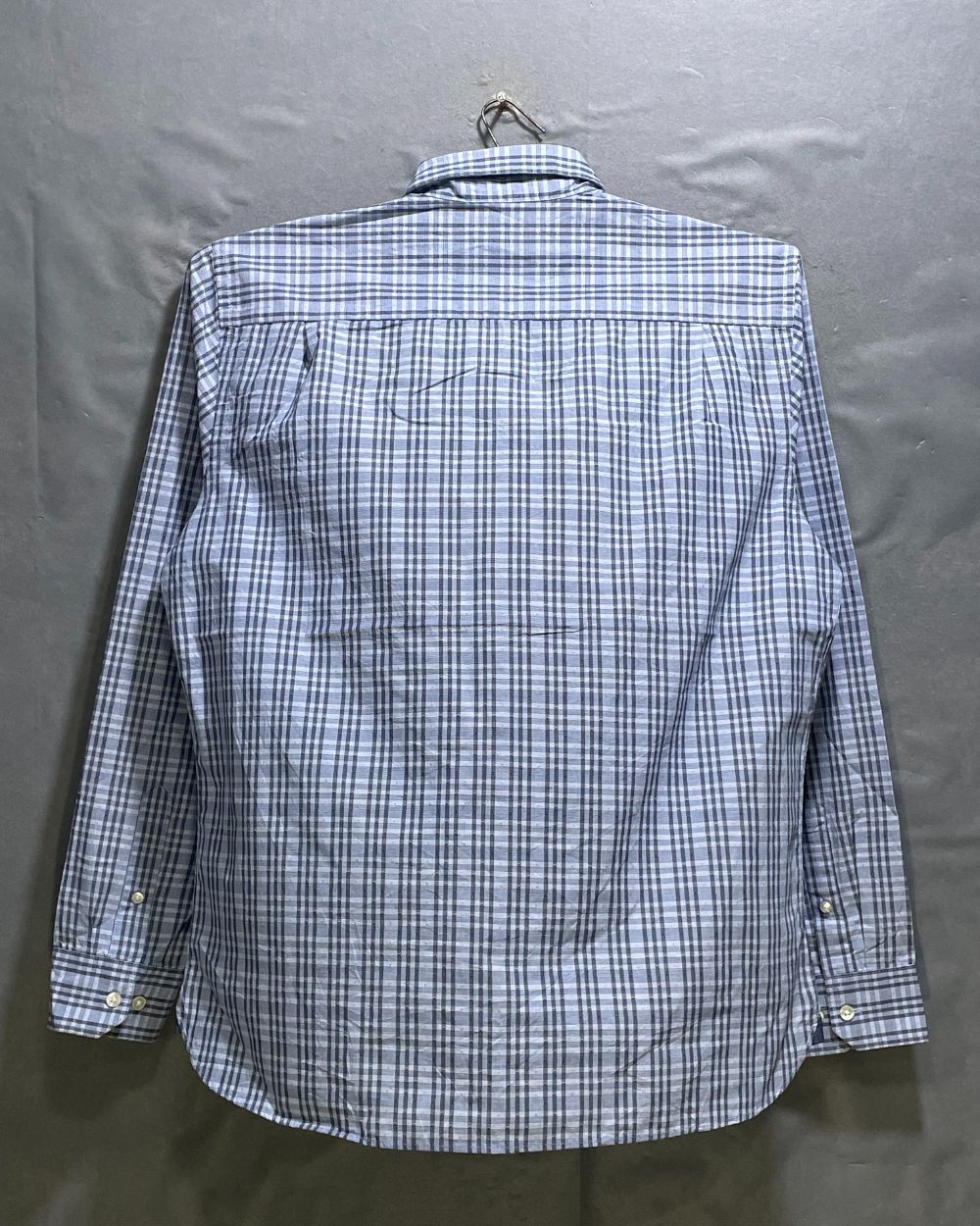 Van Heusen Blue Cotton Shirt For Men Large | Preloved Labels
