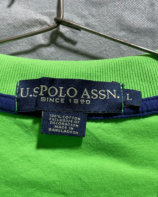 Polo U.S. Assn Green Polo T Shirt For Men L | Preloved Labels