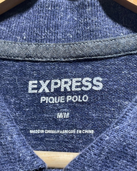 Express Blue Polo T Shirt For Men M | Preloved Labels
