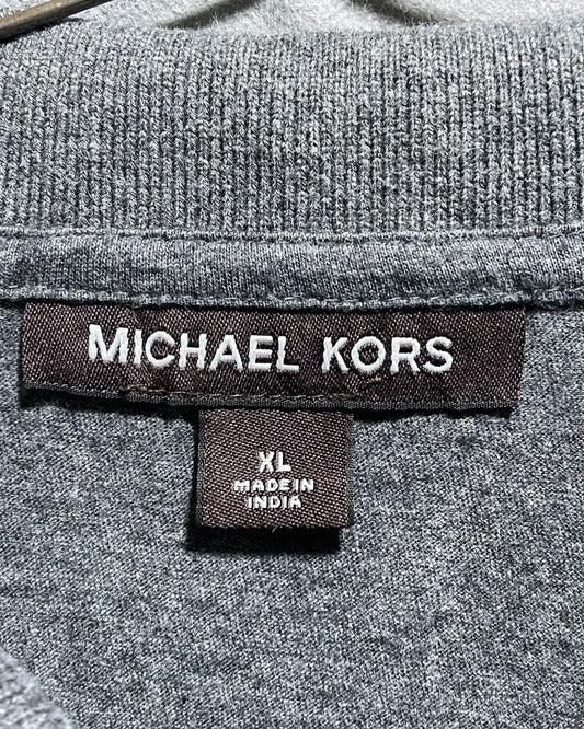 Michael Kors Gray Polo T Shirt For Men X Large | Preloved Labels