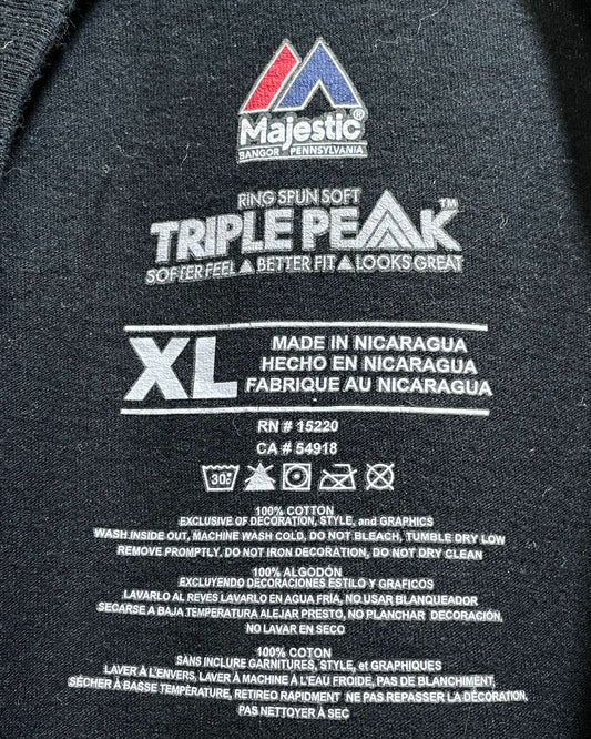 Majestic Black T Shirt For Men XL | Preloved Labels