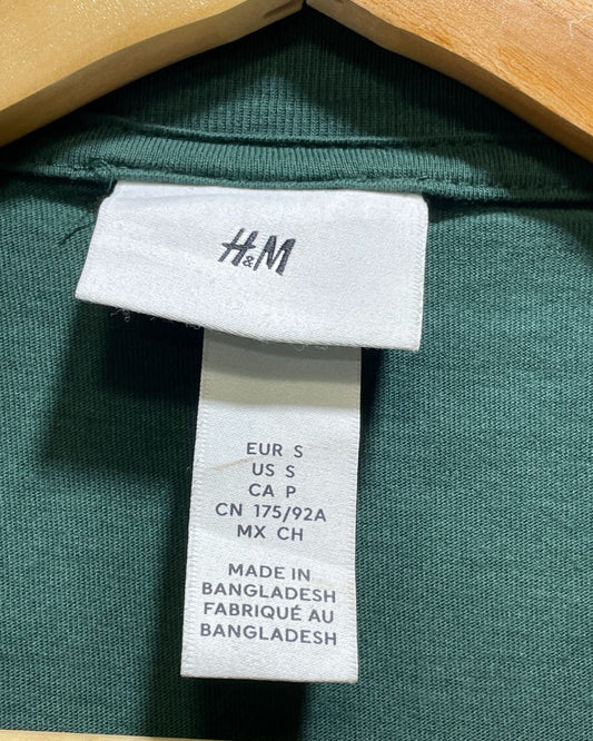 H&M Green T Shirt For Men S | Preloved Labels