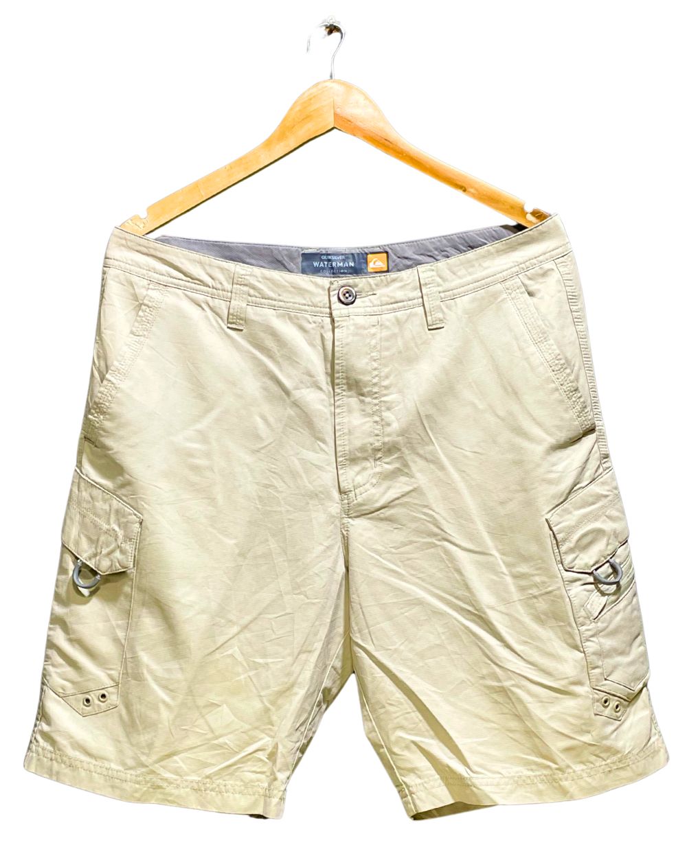 Quick Silver Cream Cotton Short For Men M | Preloved Labels