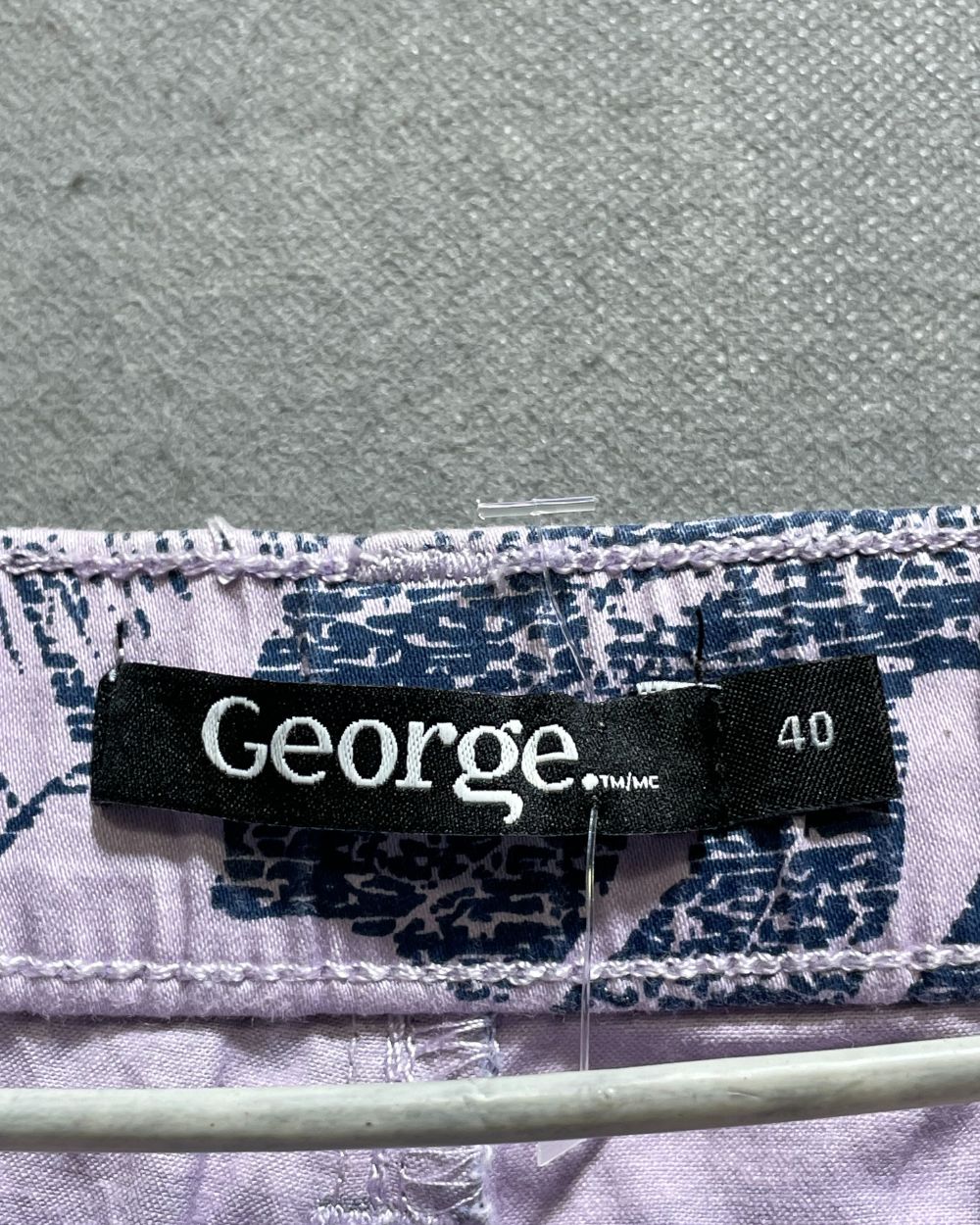 George Purple Cotton Short For Men XXL | Preloved Labels