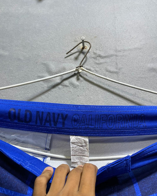 Old Navy Blue Cotton Short For Men L | Preloved Labels