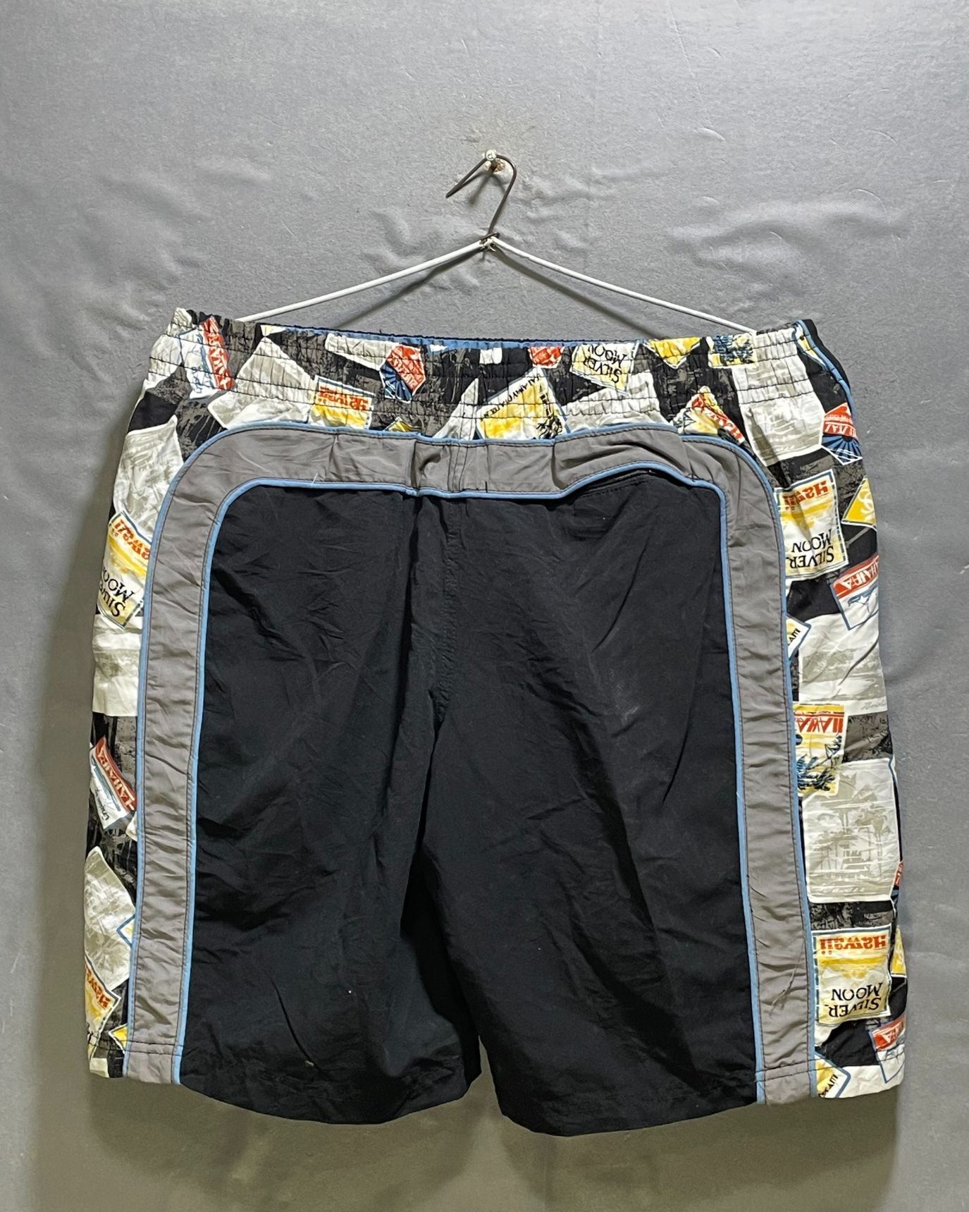 Island Spares Black Parachute Short For Men L | Preloved Labels