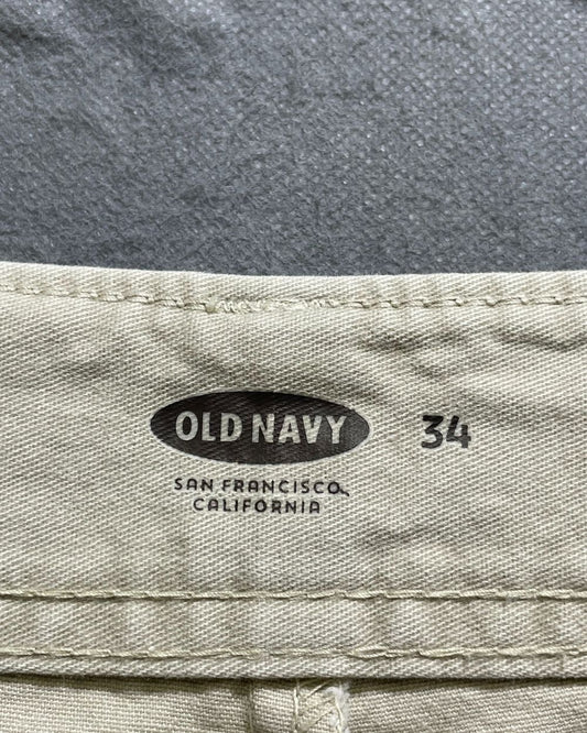 Old Navy Cream Cotton Short For Men L | Preloved Labels