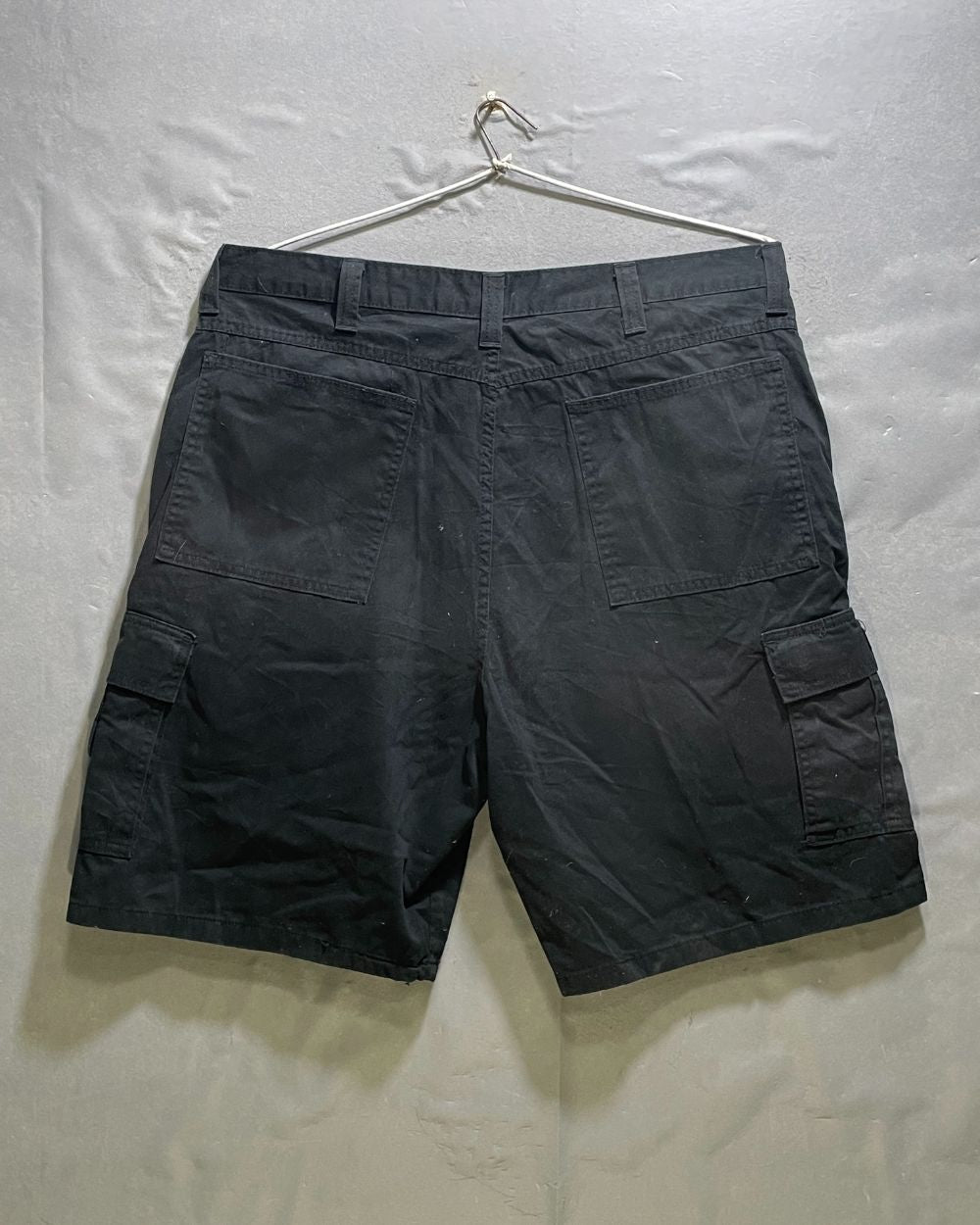 Wrangler Black Cotton Short For Men XL | Preloved Labels