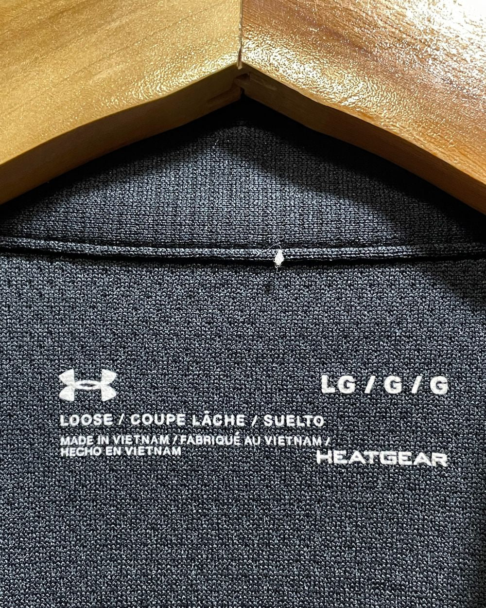 Under Armour Black Sport Polo T Shirt For Men Large | Preloved Labels