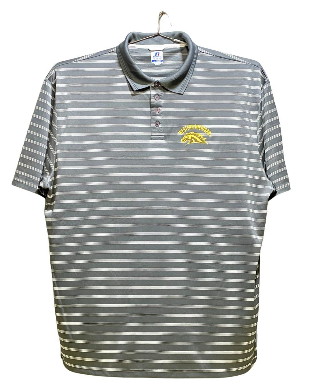 Russell Gray Sport Polo T Shirt For Men X Large | Preloved Labels