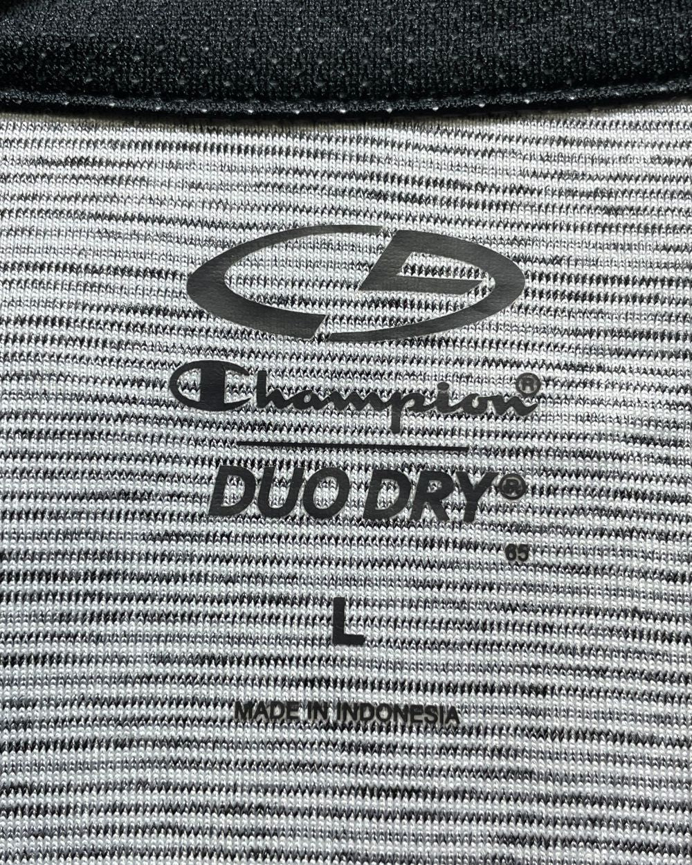 Champion Gray Sport Polo T Shirt For Men Large | Preloved Labels
