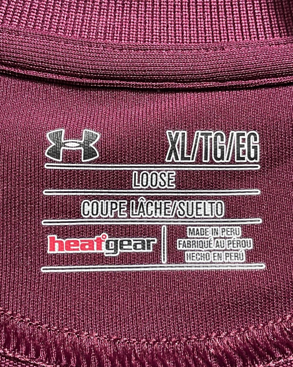 Under Armour Maroon Sport Polo T Shirt For Men X Large | Preloved Labels