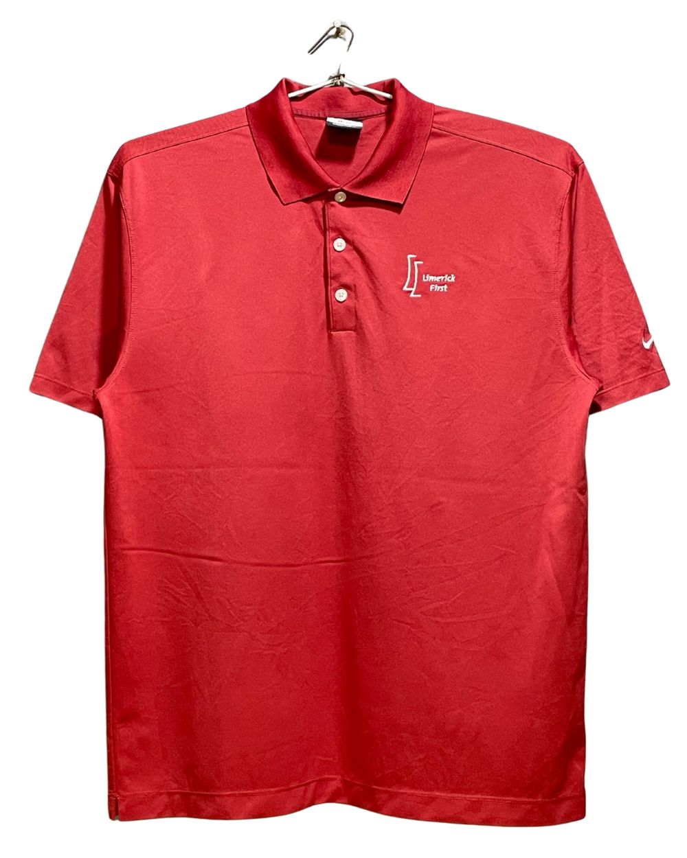 Nike Maroon Sport Polo T Shirt For Men L | Preloved Labels