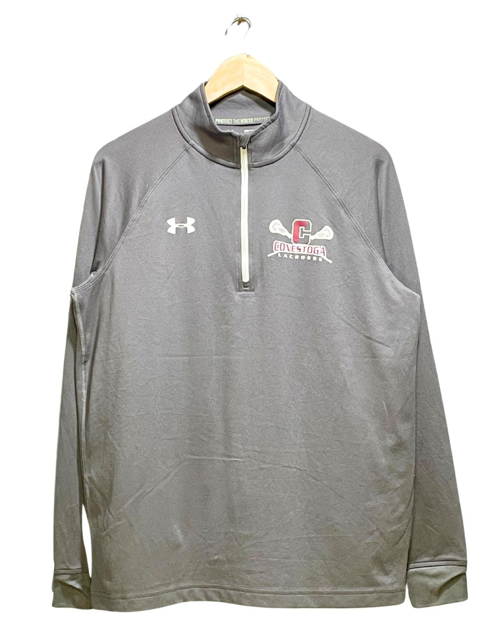 Under Armour Gray Sport Polo T Shirt For Men M | Preloved Labels