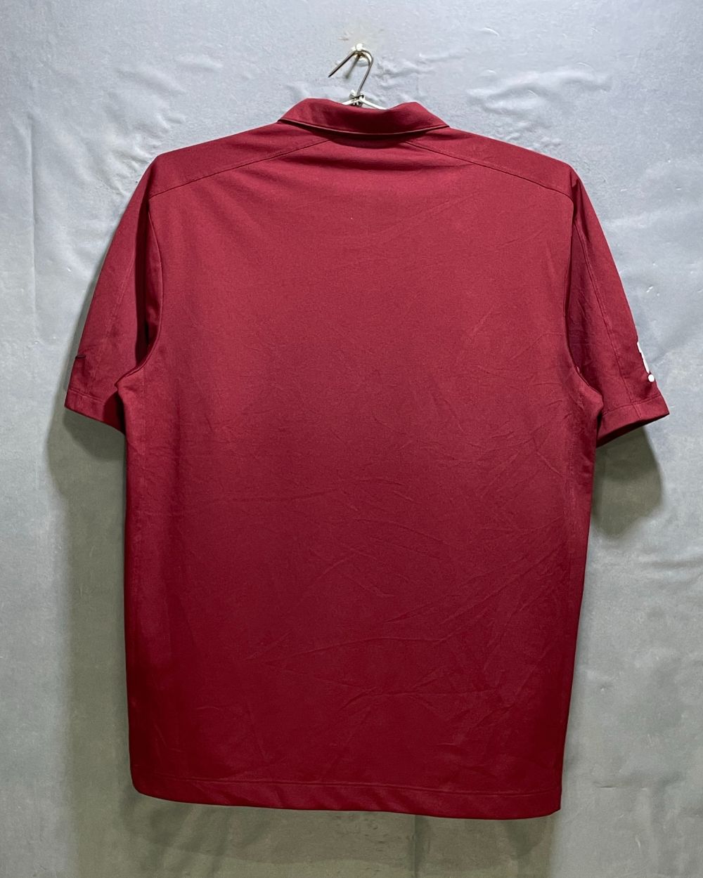 Nike Maroon Sport Polo T Shirt For Men L | Preloved Labels