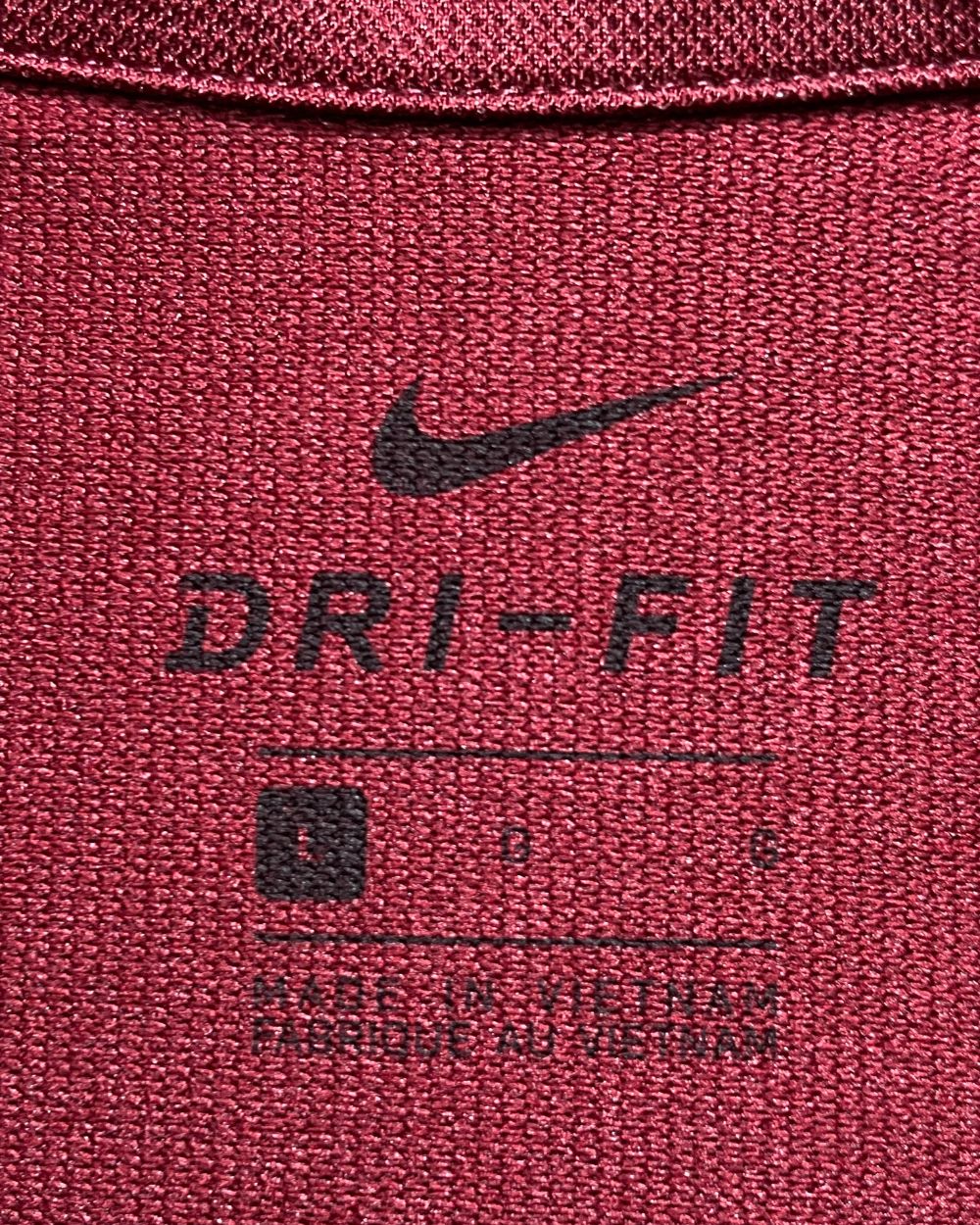Nike Maroon Sport Polo T Shirt For Men L | Preloved Labels