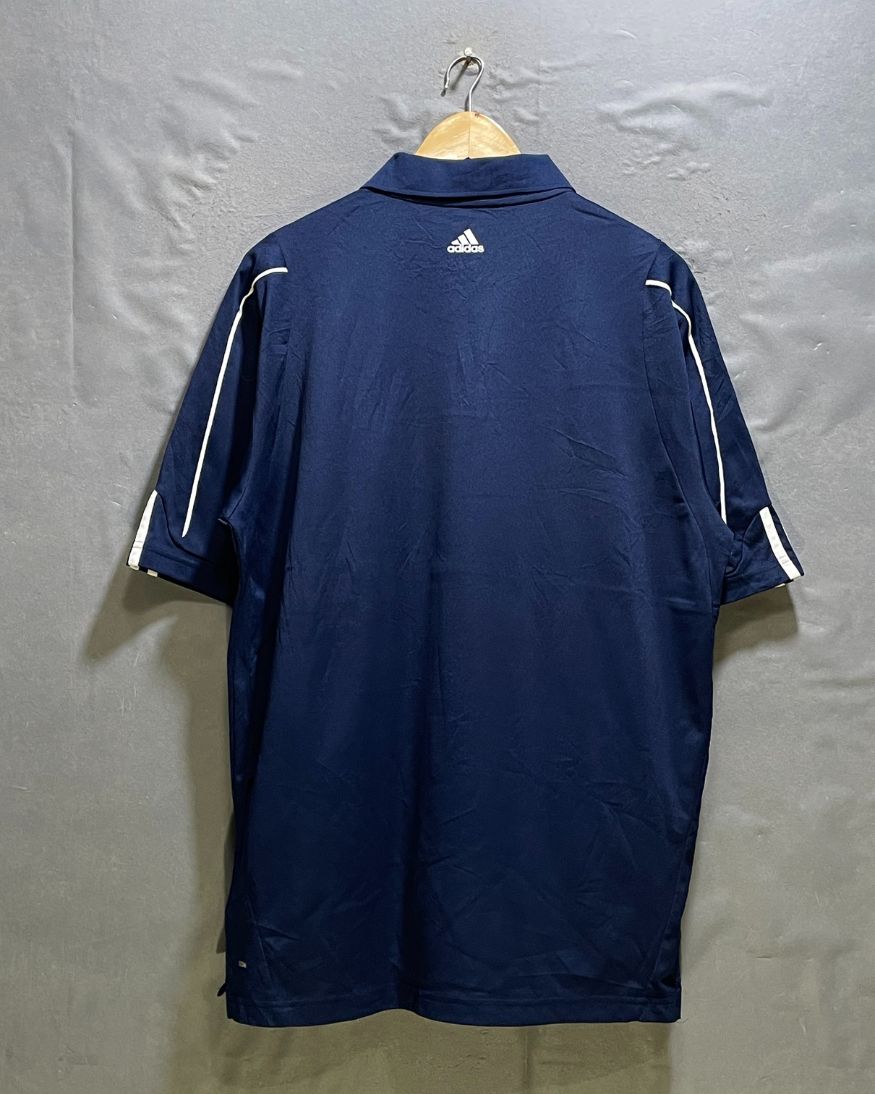 Adidas Blue Sport Polo T Shirt For Men L | Preloved Labels
