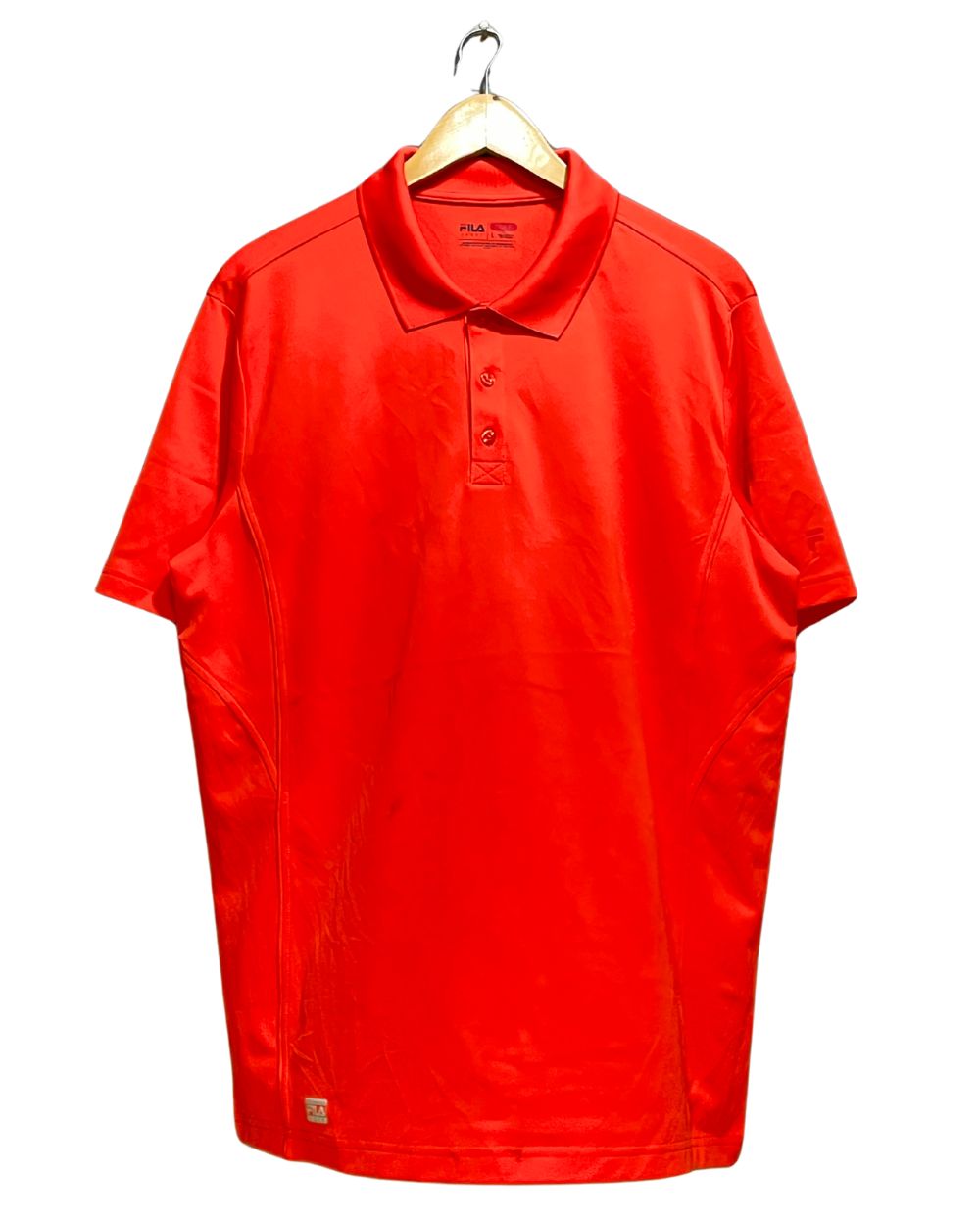 Fila Orange Sport Polo T Shirt For Men L | Preloved Labels