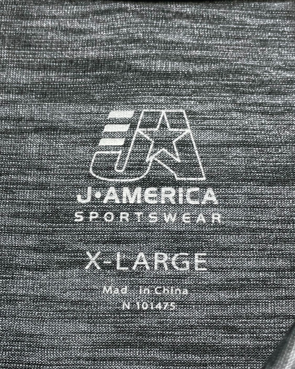 J. America Gray Sport Polo T Shirt For Men XL | Preloved Labels
