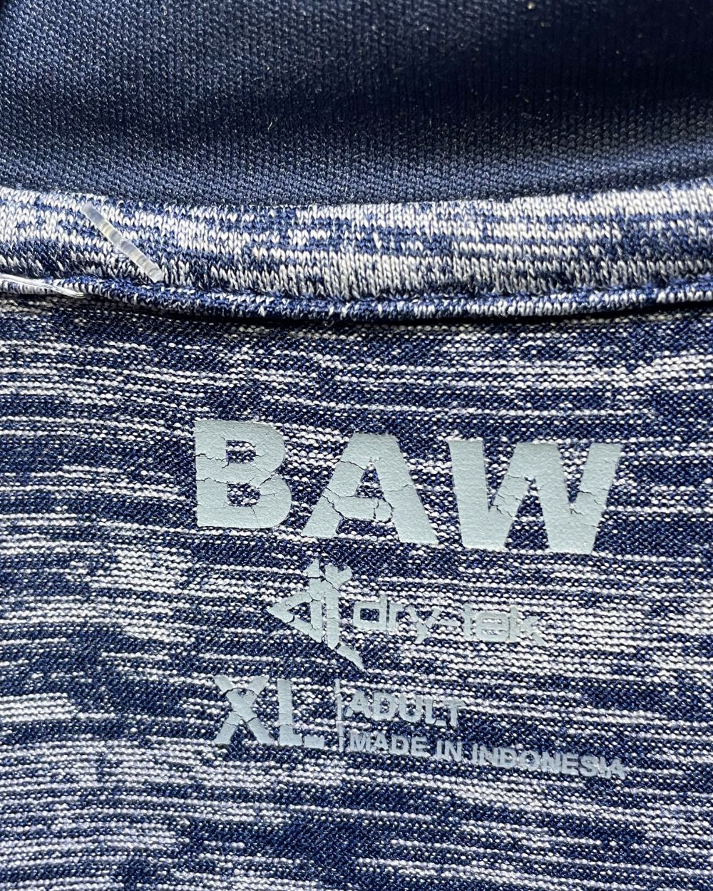 BAW Blue Sport Polo T Shirt For Men XL | Preloved Labels