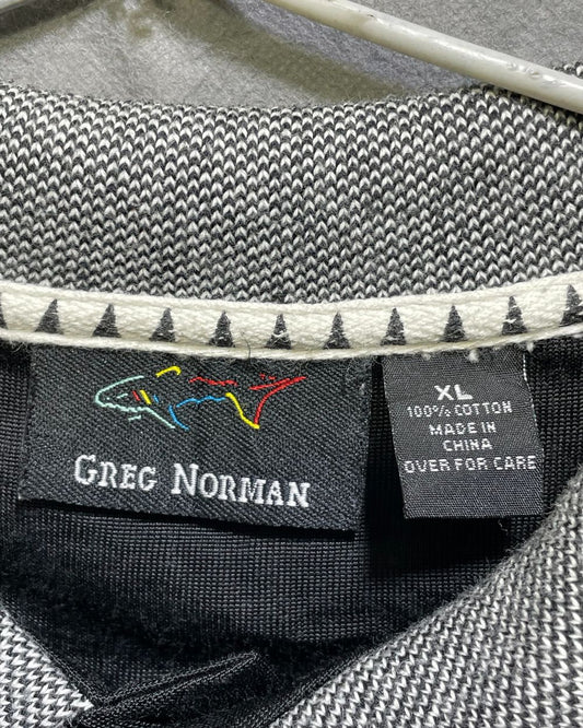 Greg Norman Black Sport Polo T Shirt For Men XL | Preloved Labels