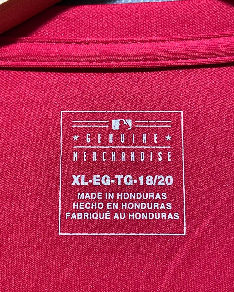 Genuine Merchandise Red Sports T Shirt For Men M | Preloved Labels