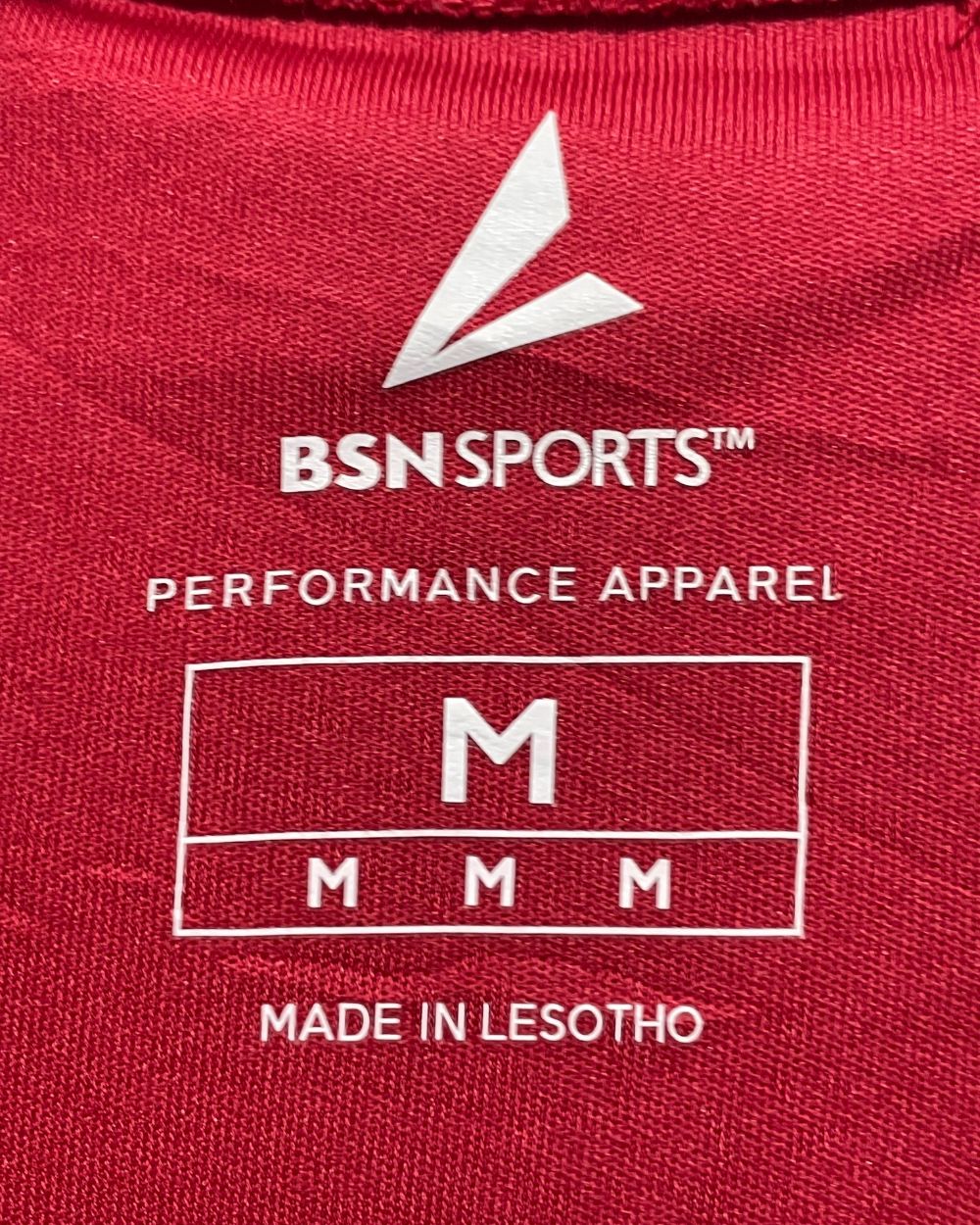 BSN Sport Red Sports T Shirt For Men M | Preloved Labels