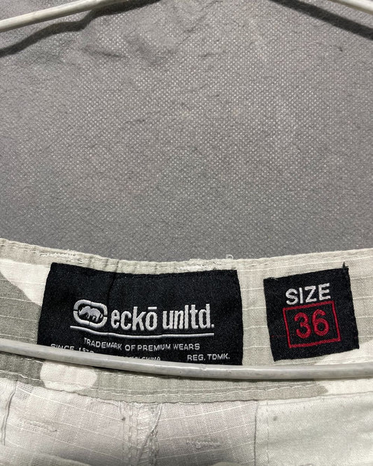 Ecko Unltd Camouflage Cotton Short For Men XL | Preloved Labels