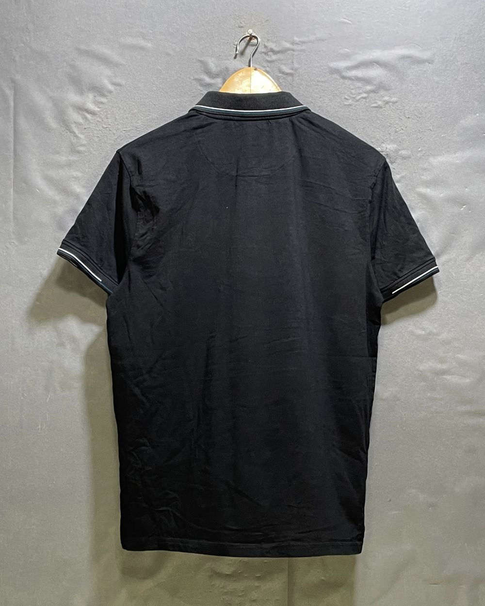 Fried Denim Black Sport Polo T Shirt For Men L | Preloved Labels