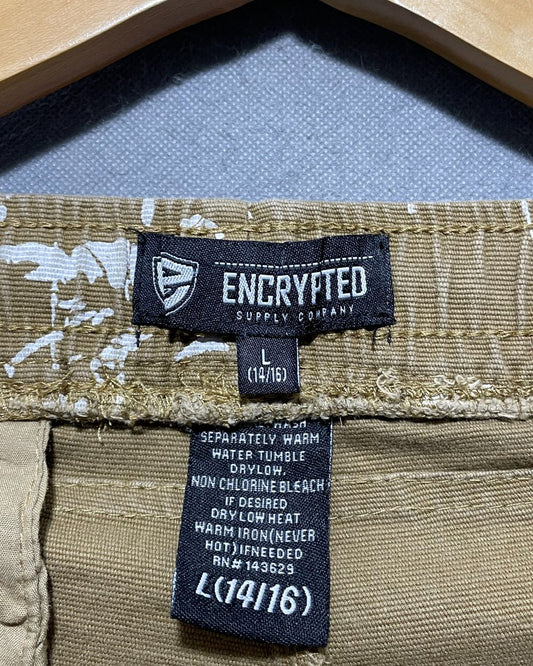 Encrypted Khaki Cotton For Men Cargo Pant XS | Preloved Labels