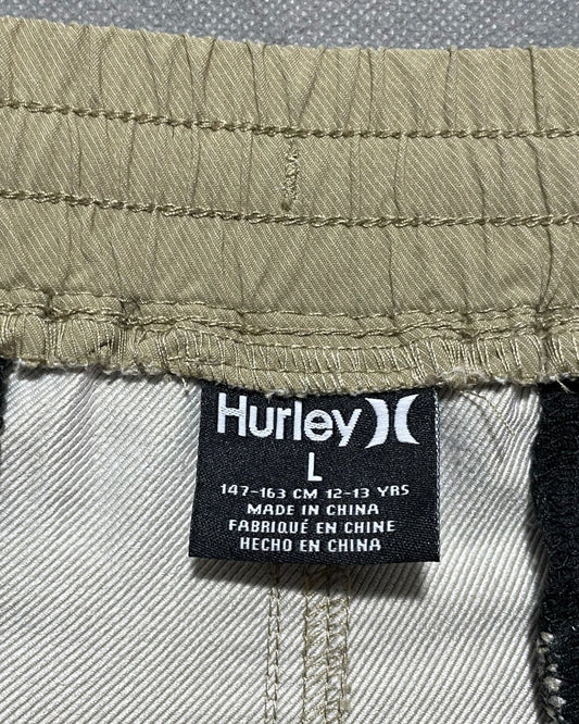 Hurley Khaki Polyester Straight For Men Cargo Pant S | Preloved Labels