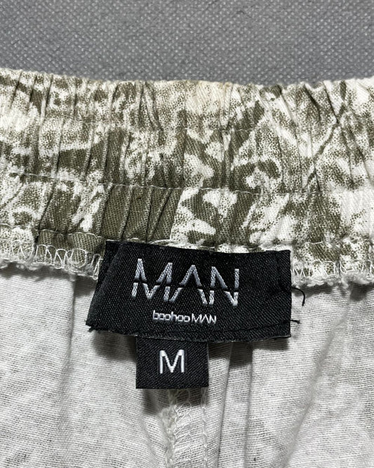 Boohooman Green Cotton For Men Cargo Pant S | Preloved Labels