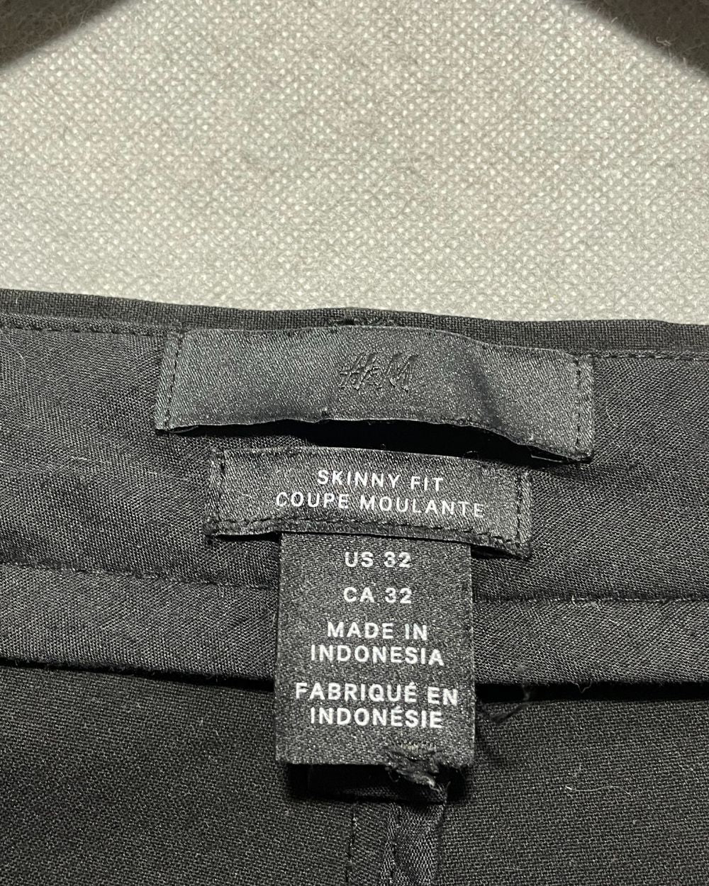 H&M Black Cotton Dress Pant For Men L | Preloved Labels