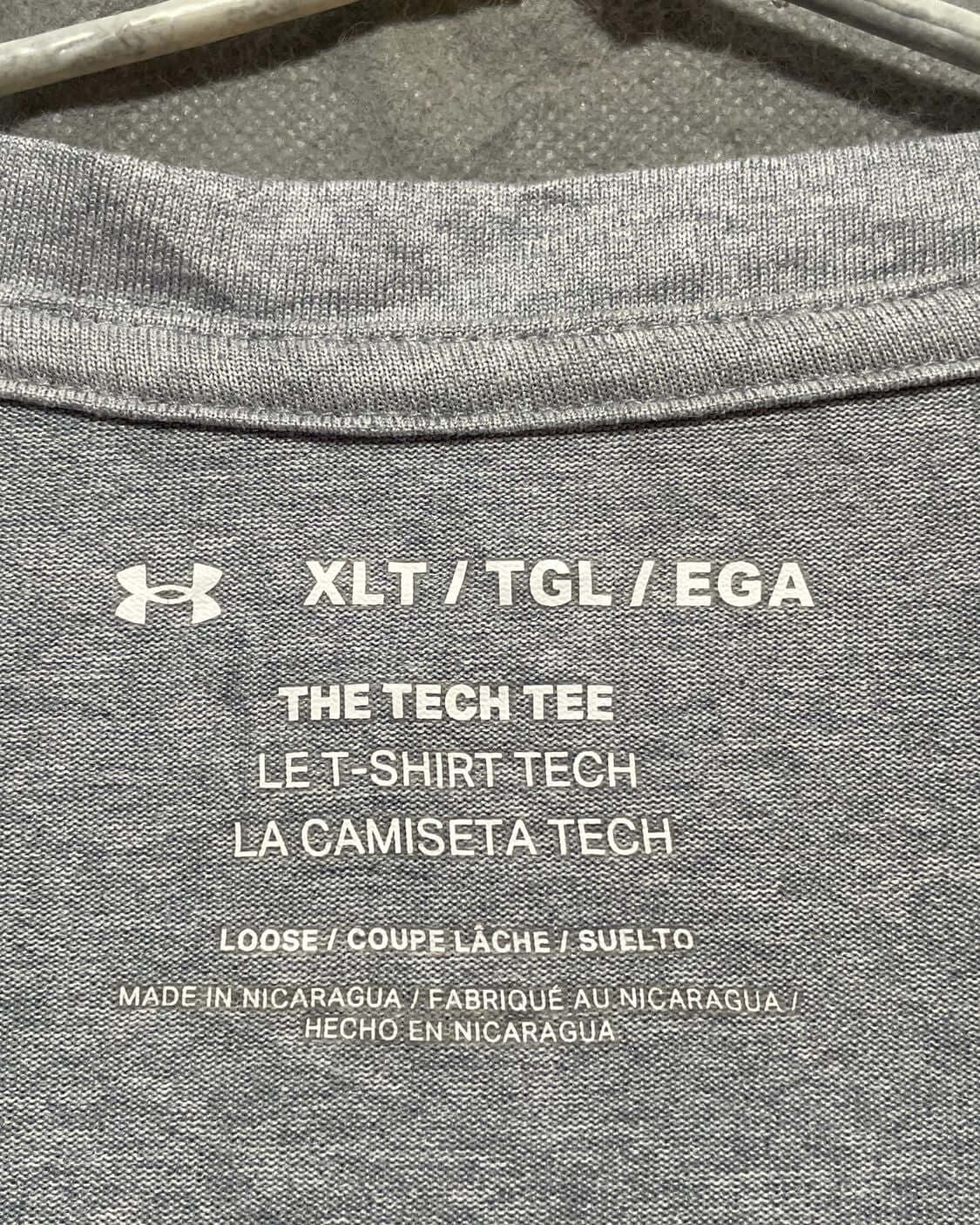Under Armour Gray Sports T Shirt For Men XL | Preloved Labels