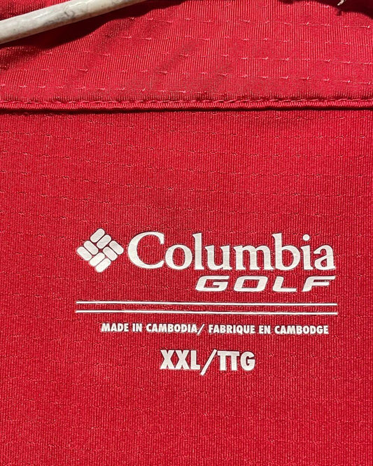 Columbia Red Sport Polo T Shirt For Men 3X Large | Preloved Labels