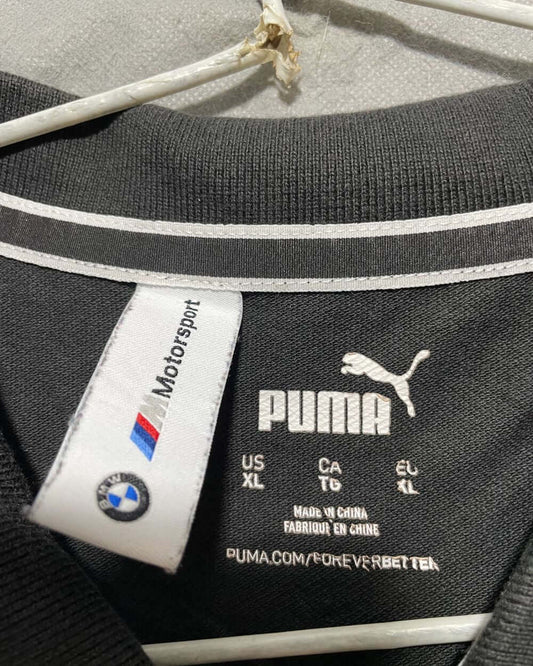 Puma Black Cotton Polo T Shirt For Men X Large | Preloved Labels